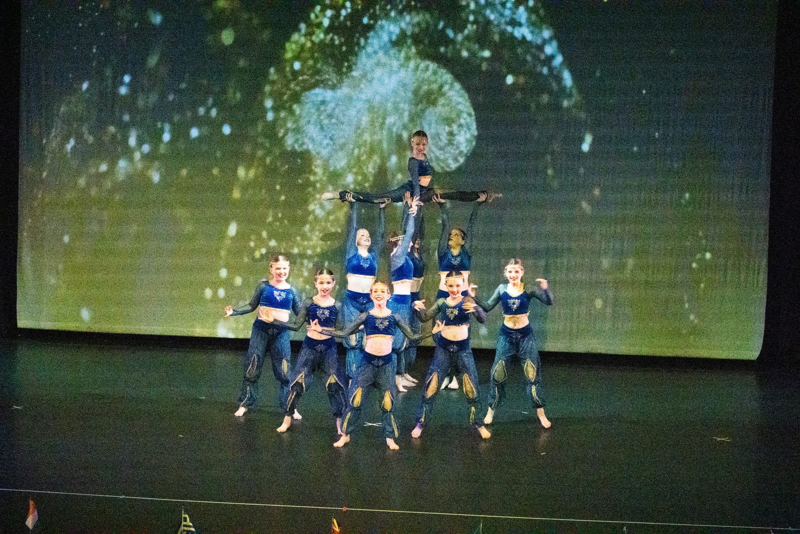 LESTA dancers in a large group number at Show 2026, Rhoda McGaw Theatre, Woking (9)
