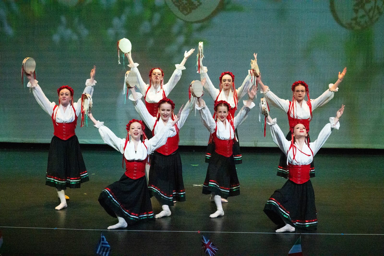 LESTA dancers in a large group number at Show 2026, Rhoda McGaw Theatre, Woking (16)
