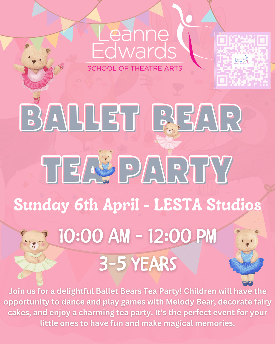🌟 Ballet Bears Tea Party - A Magical Experience for Little Dancers! 🌟
