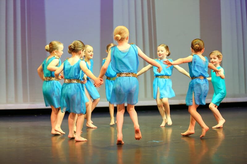 LESTA dancers sharing the stage in Woking